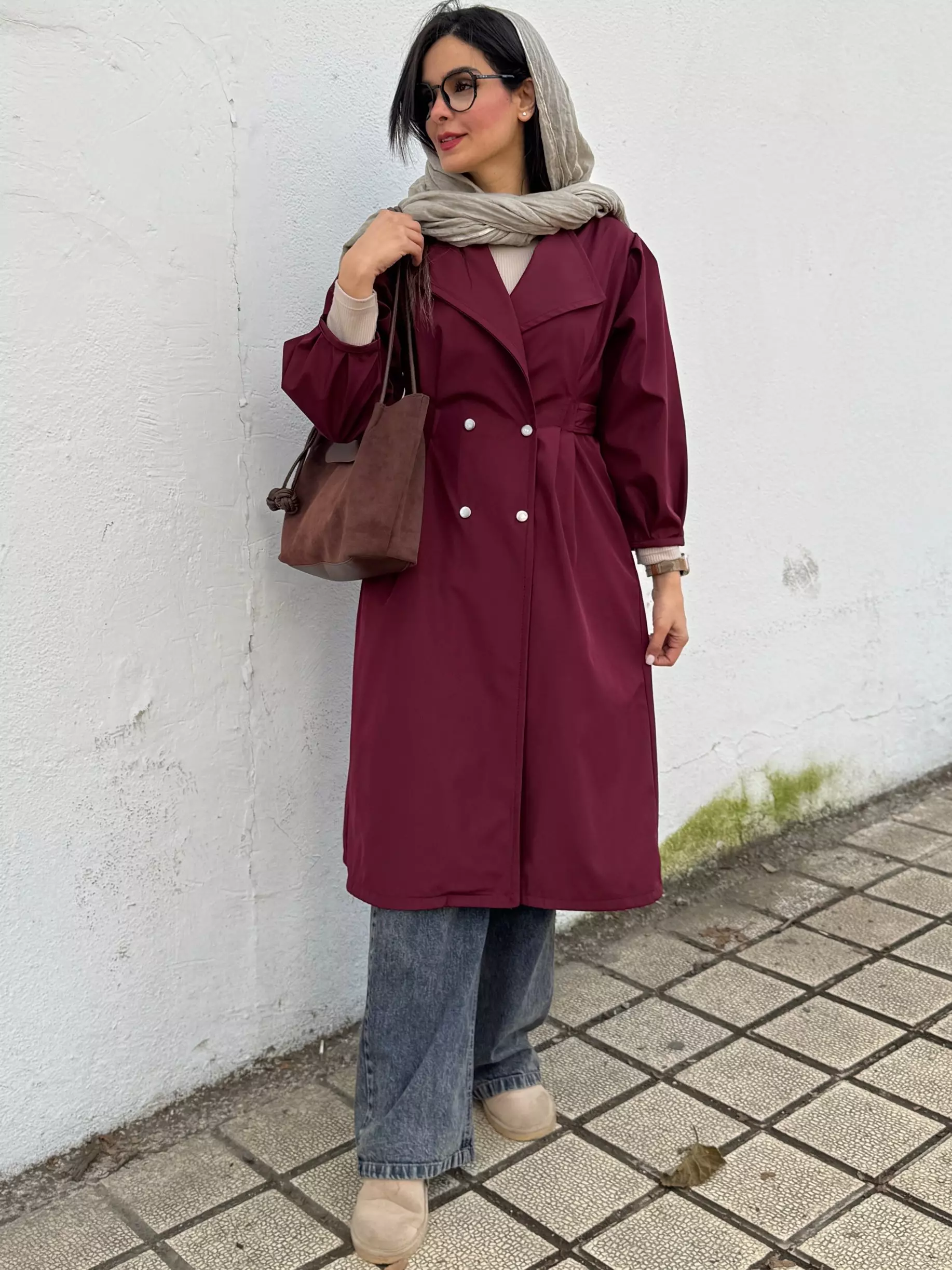 بارانی بلند سلین